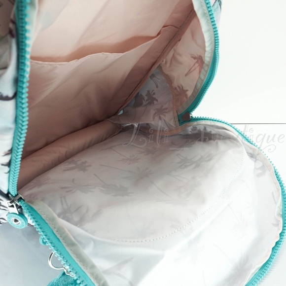 NWT Kipling KI0947 Seoul XL Backpack Laptop Travel Polyester Shadow Palm Multi main image 8